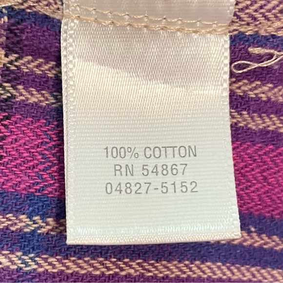 Christopher & Banks Purple and Pink Plaid zipper jacket - Picture 8 of 11